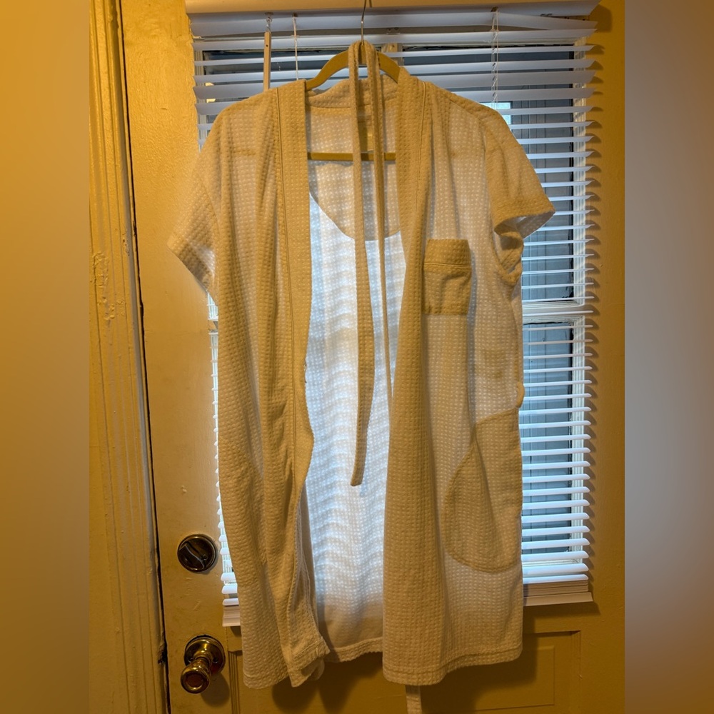 Secret Treasures Cream Textured Cardigan